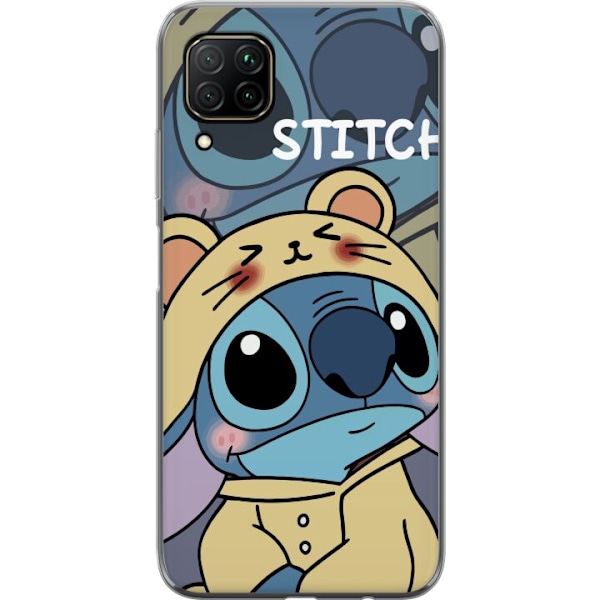 Huawei P40 lite Genomskinligt Skal Stitch