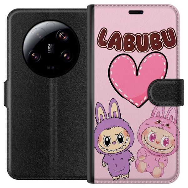 Xiaomi 13 Ultra Tegnebogsetui Labubu Pink Monster