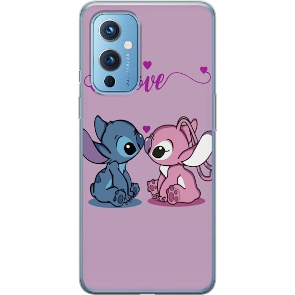 OnePlus 9 Läpinäkyvä kuori Lilo & Stitch – Angel Edition