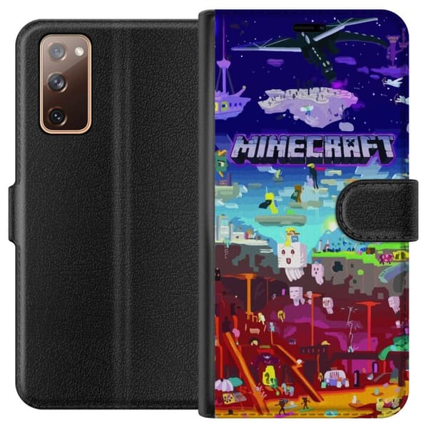 Kompatibelt Plånboksfodral till Samsung Galaxy S20 FE Minecraft