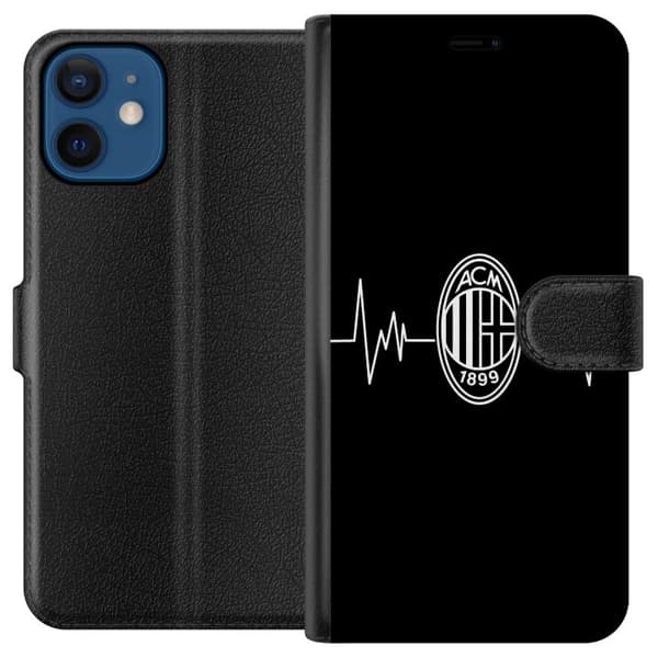 Kompatibelt Plånboksfodral till Apple iPhone 12 mini AC Milan