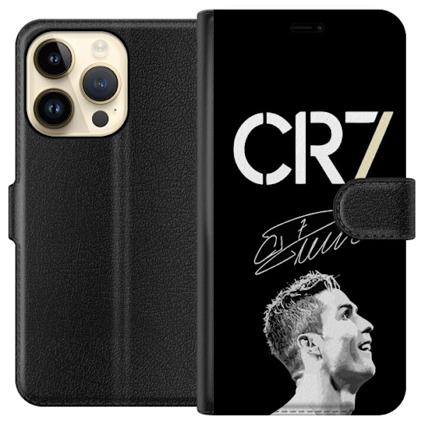 Apple iPhone 14 Pro Lommeboketui CR7 Ronaldo