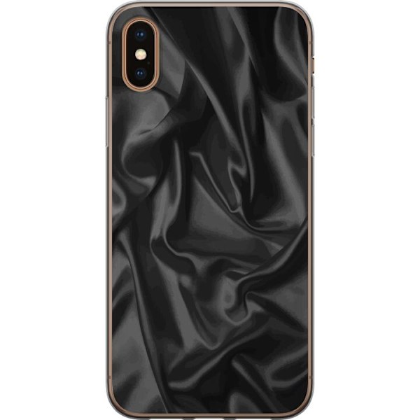 Apple iPhone XS Gennemsigtig cover Silke Sort