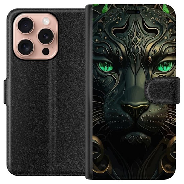 Apple iPhone 16 Pro Lompakkokotelo Panther