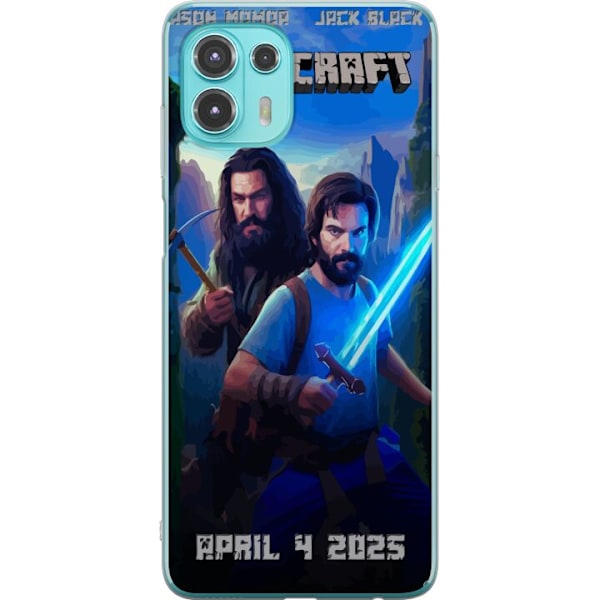 Motorola Edge 20 Lite Gjennomsiktig deksel En Minecraft-film