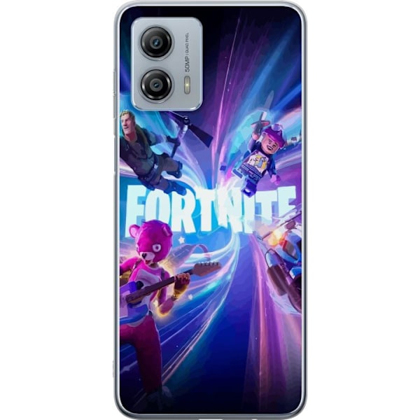 Motorola Moto G53 Gennemsigtig cover Fortnite