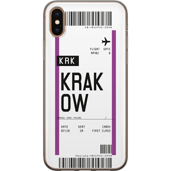 Apple iPhone XS Gennemsigtig cover Krakow