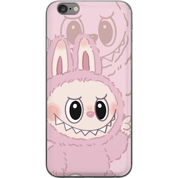 Apple iPhone 6s Plus Genomskinligt Skal Labubu Floral Freak – Blommigt monster i vintage-stil