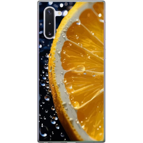 Samsung Galaxy Note10 Genomskinligt Skal Apelsin
