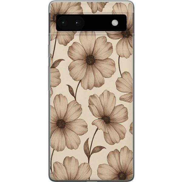 Google Pixel 6a Läpinäkyvä kuori Pastel Rush