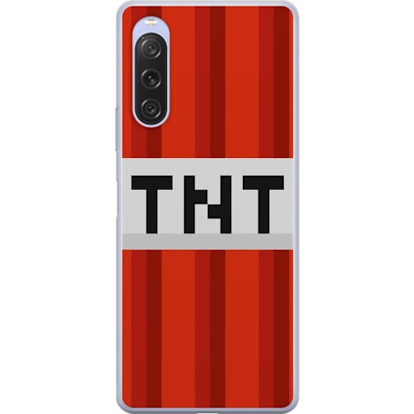 Sony Xperia 10 V Genomskinligt Skal Minecraft TNT