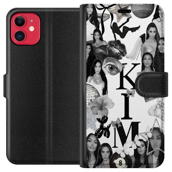 Apple iPhone 11 Plånboksfodral Kim Kardashian – Aesthetic Look 2025