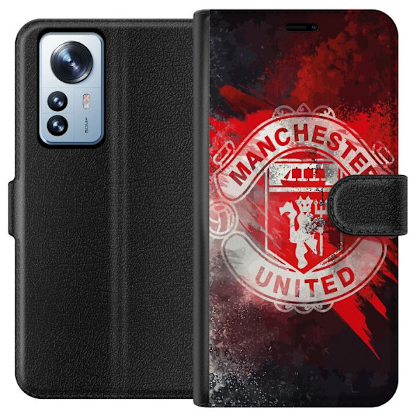 Xiaomi 12 Pro Lompakkokotelo Manchester United F.C.