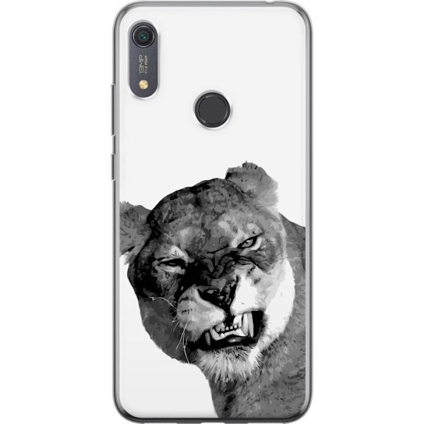 Huawei Y6s (2019) Läpinäkyvä kuori Leijona Taiteellinen Eläinaihe Afrikkalainen Tyyli Viidakon Tunnelma Graafinen Suunnittelu Kotikoristeet Eläin