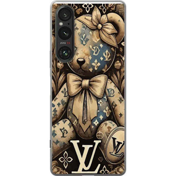 Sony Xperia 1 V Genomskinligt Skal Teddy Vuitton
