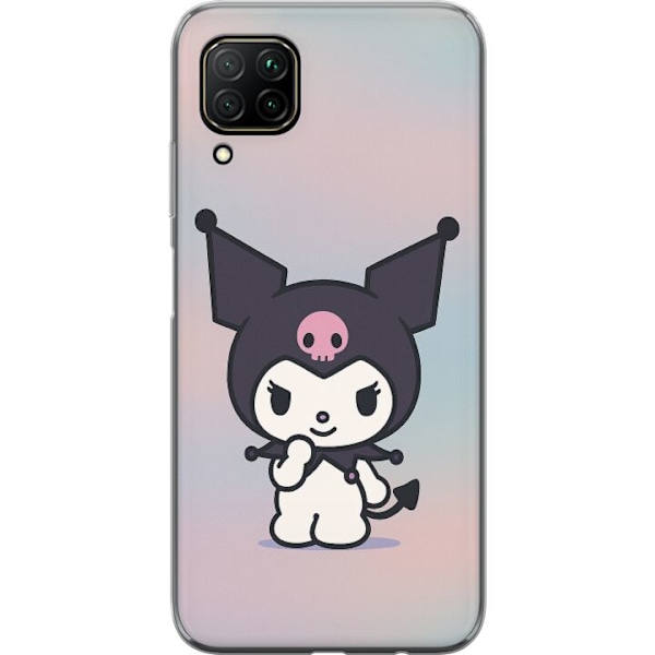 Huawei P40 lite Läpinäkyvä kuori Kawaii Sanrio Kuromi
