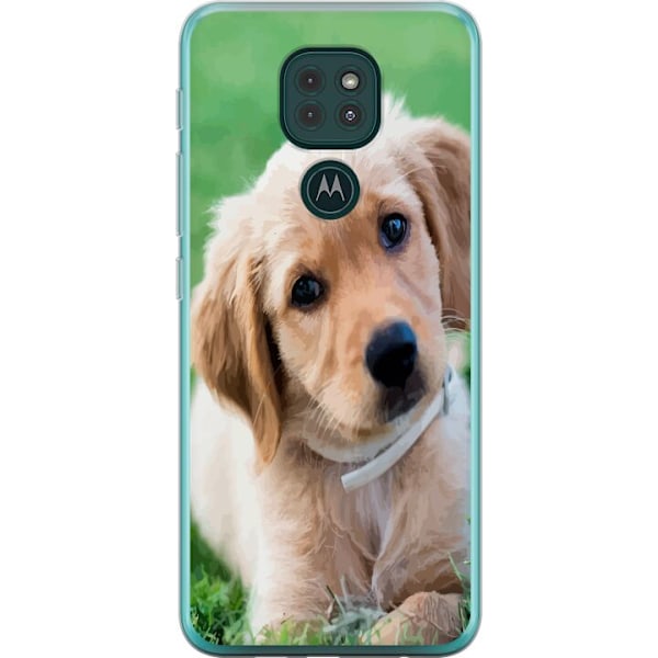 Motorola Moto G9 Play Genomskinligt Skal Hund