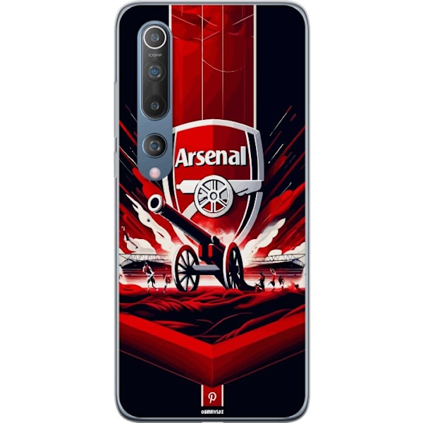 Xiaomi Mi 10 5G Gennemsigtig cover Arsenal