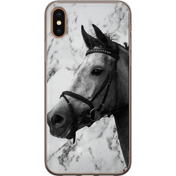 Kompatibelt Mobildeksel til Apple iPhone X Hest