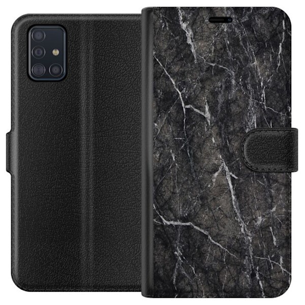 Samsung Galaxy A51 Lommeboketui Svart Marmor