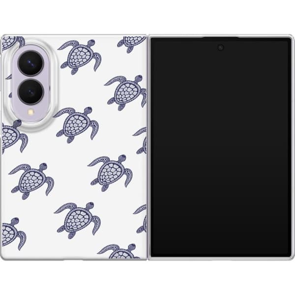 Kompatibelt Mobildeksel til Samsung Galaxy Z Fold8 Hvit skilpaddegrafikk hvit