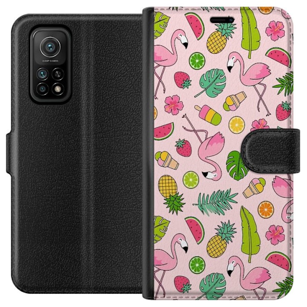 Xiaomi Mi 10T Pro 5G Lompakkokotelo Flamingo