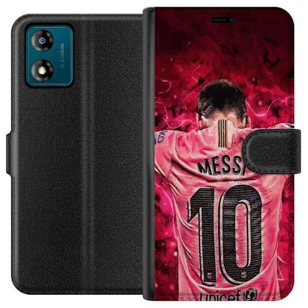 Motorola Moto E13 Tegnebogsetui Messi