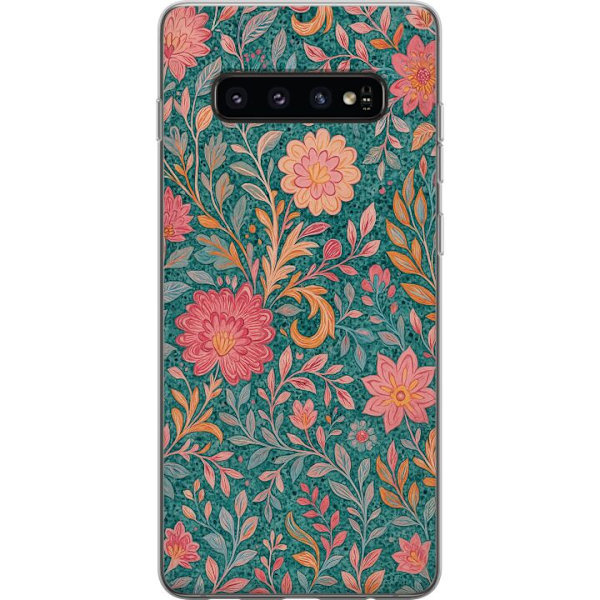 Samsung Galaxy S10 Gennemsigtig cover Floral Dream