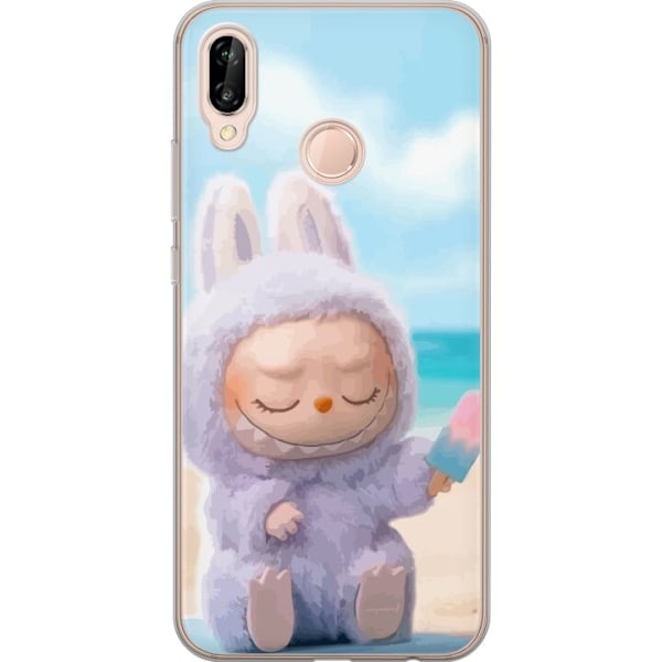Huawei P20 lite Läpinäkyvä kuori Labubu Vaaleanpunainen Tunnelma