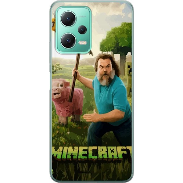 Xiaomi Redmi Note 12 Genomskinligt Skal A Minecraft Movie