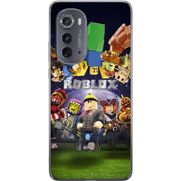 Motorola Edge (2022) Läpinäkyvä kuori Roblox Maailma - Pelaamisseikkailu Lapsille ja Nuorille