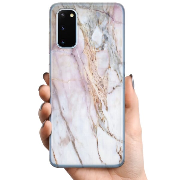 Samsung Galaxy S20 TPU Mobildeksel marmor