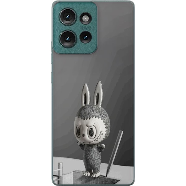 Motorola Edge 50 Läpinäkyvä kuori Pop Mart MEGA LABUBU LABU