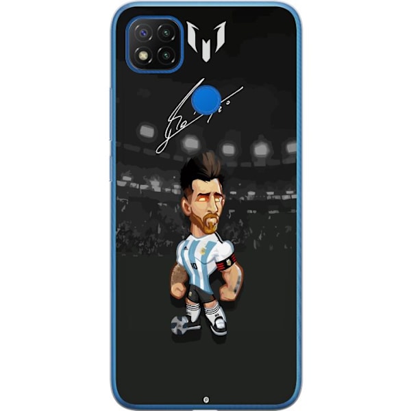 Xiaomi Redmi 9C Genomskinligt Skal Messi