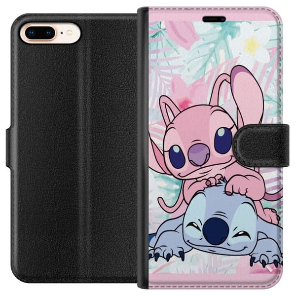 Kompatibel Tegnebogsetui til Apple iPhone 8 Plus Stitch