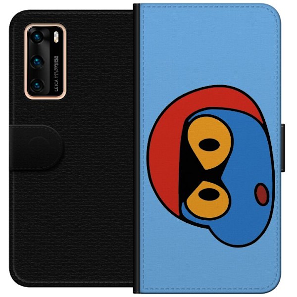 Huawei P40 Lommeboketui Bold Bot Head