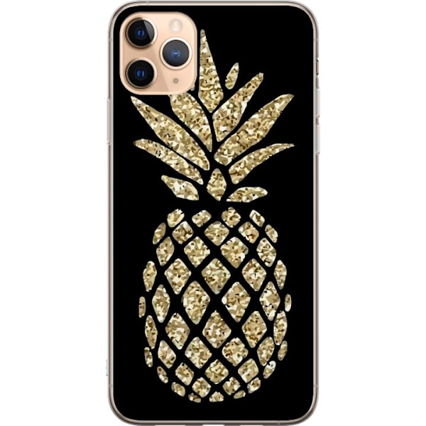 Apple iPhone 11 Pro Max Gjennomsiktig deksel Ananas