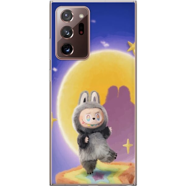 Samsung Galaxy Note20 Ultra Läpinäkyvä kuori Labubu Neon Po