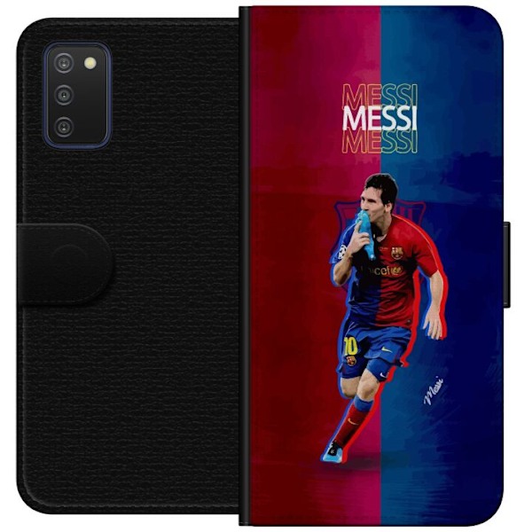 Samsung Galaxy A03s Tegnebogsetui Messi