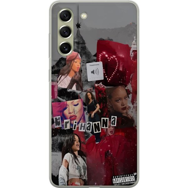 Samsung Galaxy S21 FE 5G Läpinäkyvä kuori Rihanna – Iconic Fashion Moments