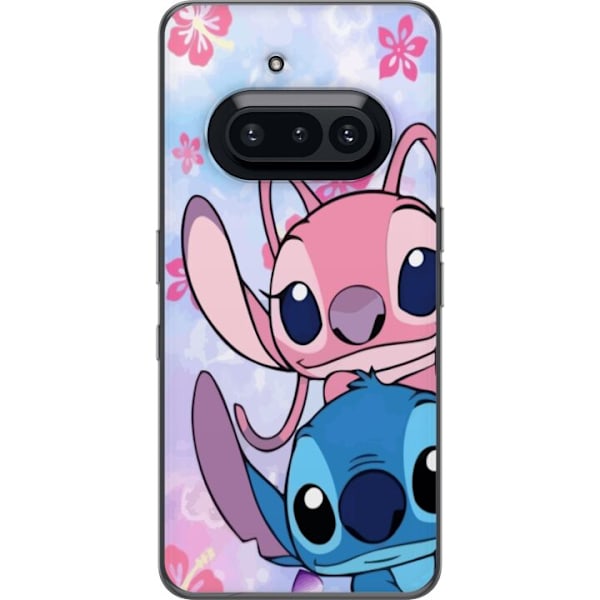 Nothing Phone (3a) Läpinäkyvä kuori Stitch & Angel