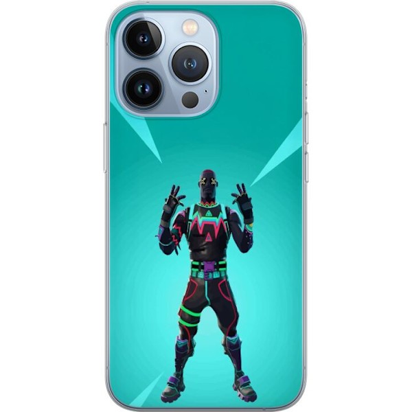 Apple iPhone 13 Pro Läpinäkyvä kuori musta ritari fortnite