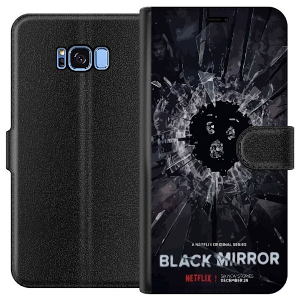 Samsung Galaxy S8 Lompakkokotelo Black Mirror Sci-Fi Netflix -