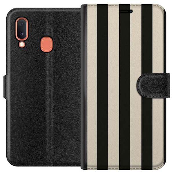 Samsung Galaxy A20e Plånboksfodral Line Flow