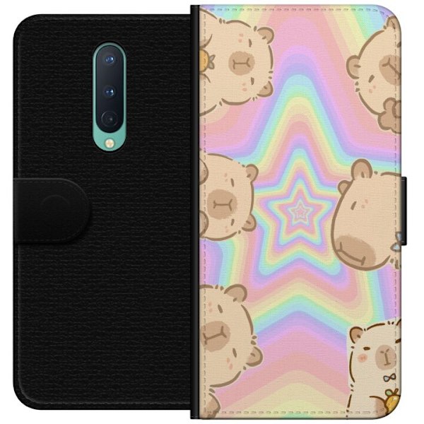 OnePlus 8 Tegnebogsetui Kawaii Capybara Galaxy Sød Anime Dyr