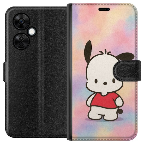 OnePlus Nord CE3 Tegnebogsetui Kawaii Sanrio Pochacco