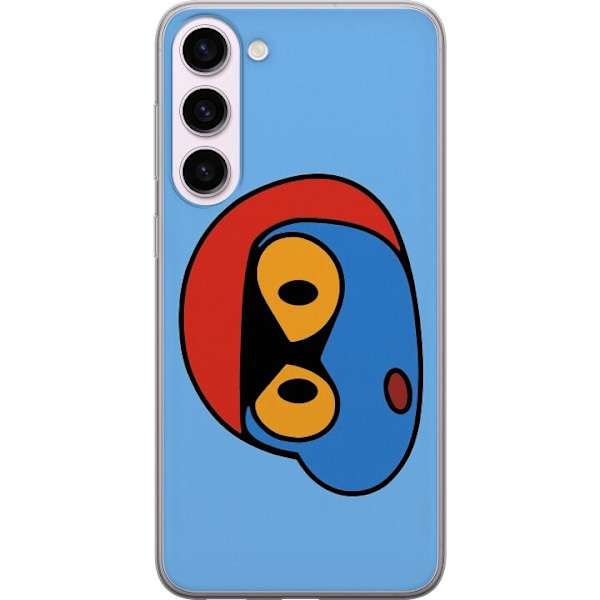 Samsung Galaxy S23+ Läpinäkyvä kuori Bold Bot Head