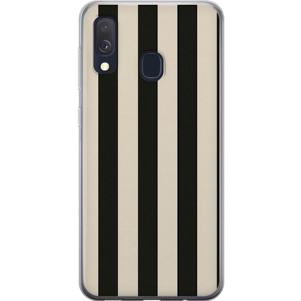 Samsung Galaxy A40 Läpinäkyvä kuori Rivivirta