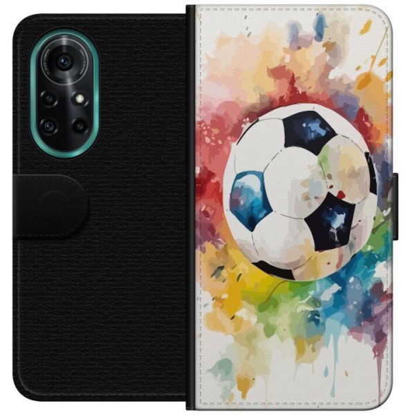 Huawei nova 8 Pro Plånboksfodral Fotboll