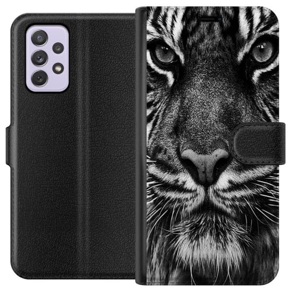 Kompatibelt Plånboksfodral till Samsung Galaxy A52s 5G Tiger